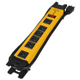 Multicontacto 6 entradas,supresor,1200j voltech